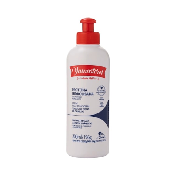 Creme Para Pentear Yamasterol Branco 200G
