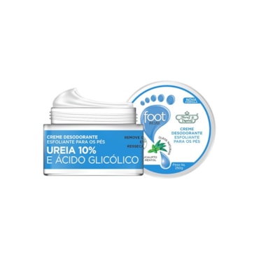 Creme Para Pés Flores E Vegetais Esfoliante