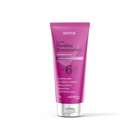Creme Parafina Bronzeador Labotrat Vai E Brilha Fps6 90gr