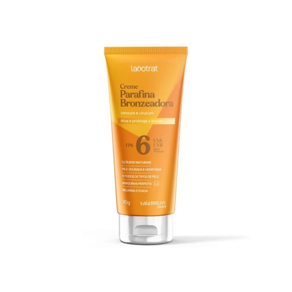 Creme Parafina Bronzeador Labotrat Vai E Brilha Fps6 90gr