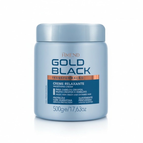 Creme Relaxante Amend Gold Black 500G