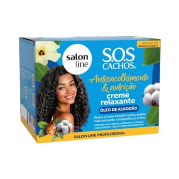 Creme Relaxante Salon Line Antiencolhimento E Nutrição Óleo de Algodão 200g
