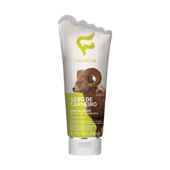 Creme Relaxante Sebo De Carneiro Fashion 200ml