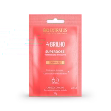 Creme Tratamento Capilar Bio Extratus Dose Mais Brilho 30gr