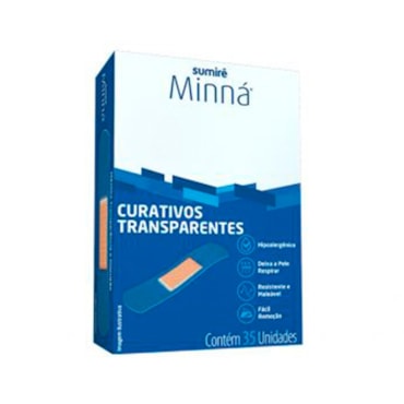 Curativos Minná Transparente 35 unidades
