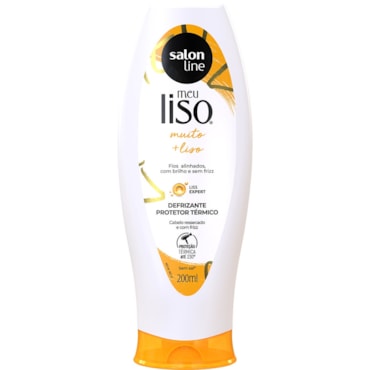Defrizante Protetor Térmico Meu Liso Muito + Liso Salon Line 200ml