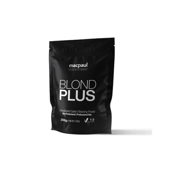 Descolorante Macpaul Blond Plu Pouch Branco Pó 250gr