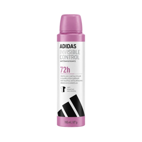 Desodorante Adidas Feminino Aerossol Antitranspirante Pro Invisible 150ml