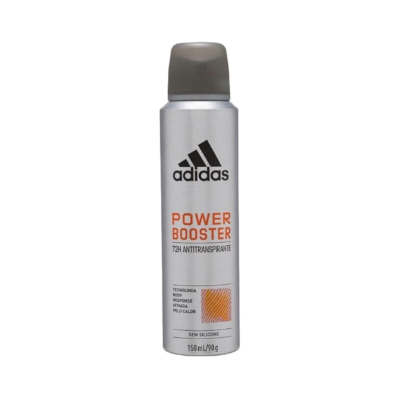 Desodorante Adidas Masculino Aerossol Antitranspirante Power Booster 150ml
