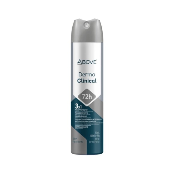 Desodorante Aero Above Dermaclin 72h S/Perfume 150ml