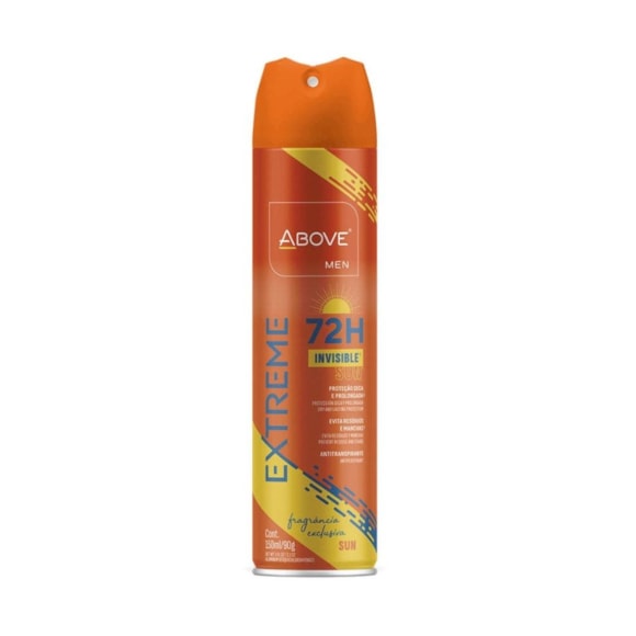 Desodorante Aero Above Extreme Invisible Sun 72h 150ml