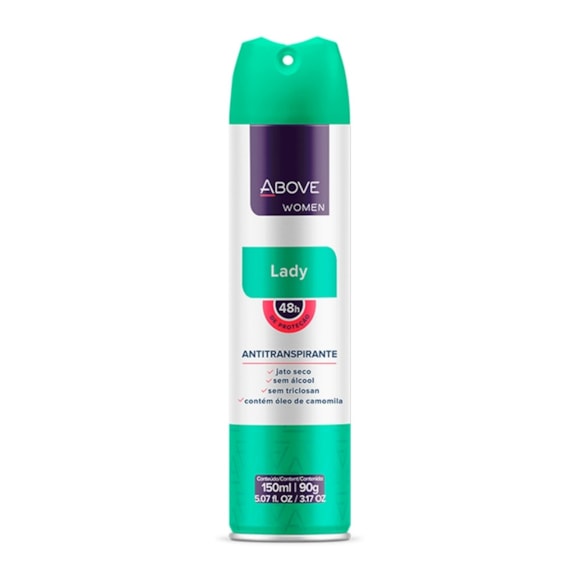 Desodorante Aero Above Women Lady 150ml