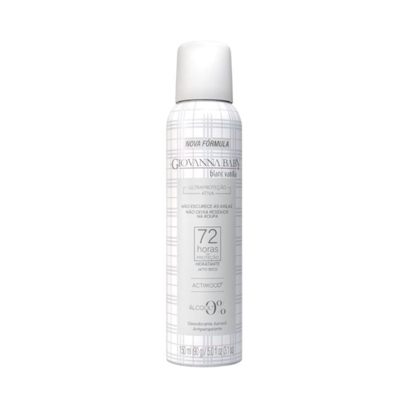 Desodorante Aero Giovanna Baby Blanc Vanilla 72h 150ml
