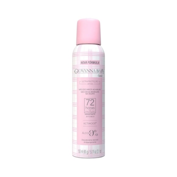 Desodorante Aero Giovanna Baby Classic 72h 150ml