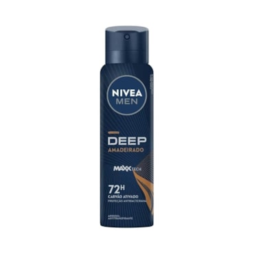 Desodorante Aero Nivea Deep Amadeirado 150ml