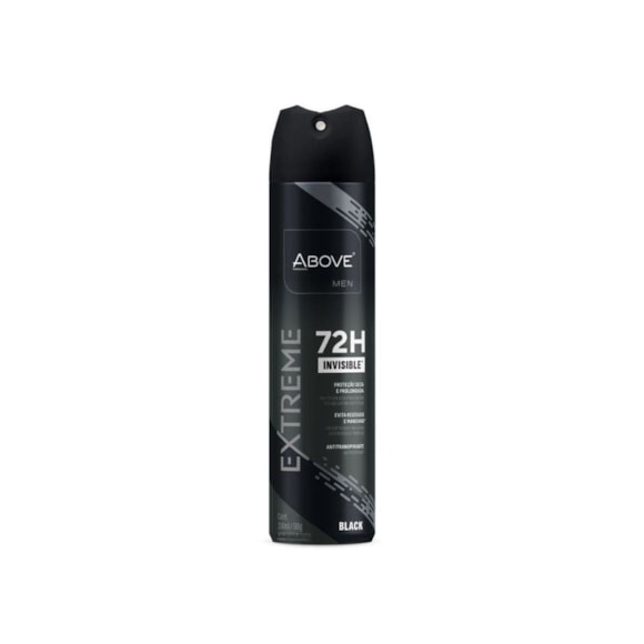 Desodorante Aerosol Above Extreme Black 72h 150ml