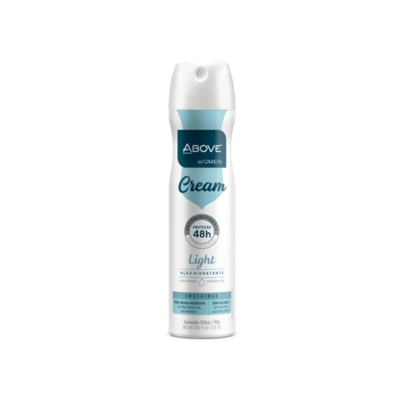 Desodorante Aerosol Above Zero Cream Light 150ml