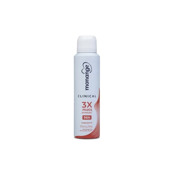 Desodorante Aerosol Antitranspirante Feminino Monange Clinical 150ml