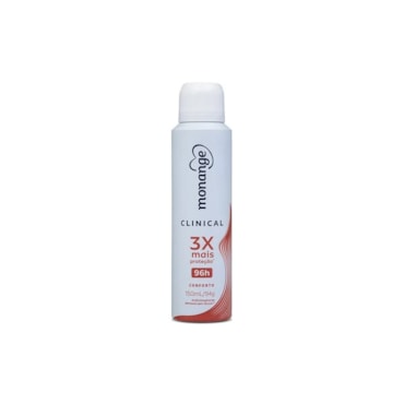 Desodorante Aerosol Antitranspirante Feminino Monange Clinical Conforto 150ml