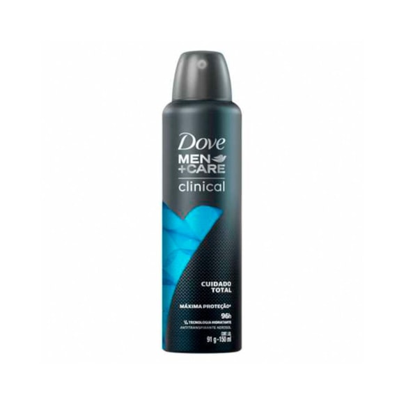 Desodorante Aerosol Dove Men Clinical Cuidado Total 150ml