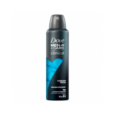 Desodorante Aerosol Dove Men Clinical Cuidado Total 150ml