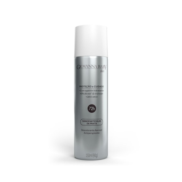 Desodorante Aerosol Giovanna Baby Silver 150ml