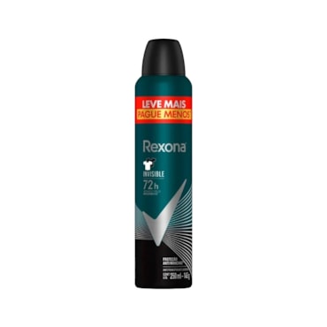 Desodorante Aerosol Rexona Men Invisible 250ml 