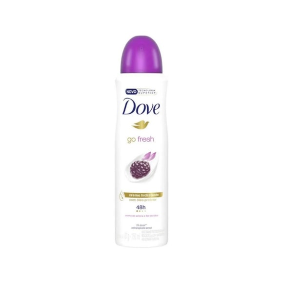 Desodorante Aerossol Dove Amora e Flor de Lótus 150ml