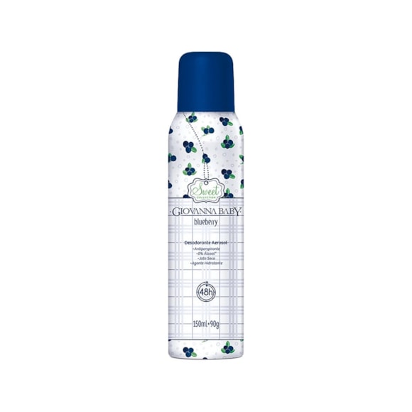 Desodorante Aerossol Giovanna Baby Blueberry 150ml