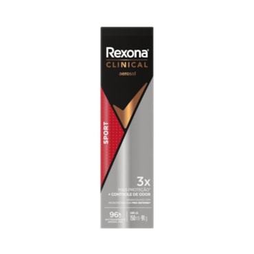 Desodorante Aerossol Rexona Clinical 150ml