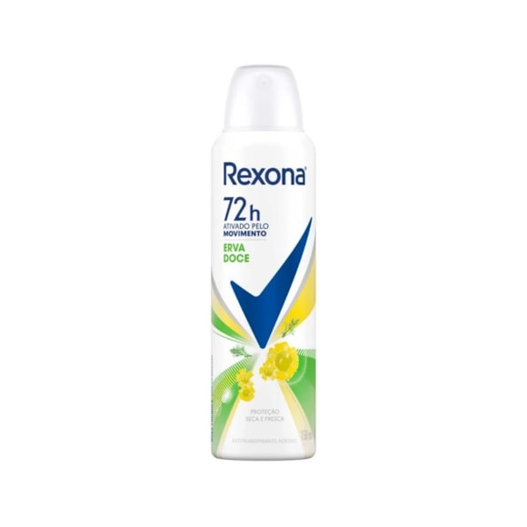 Desodorante Aerossol Rexona Feminino Erva Doce 150ml
