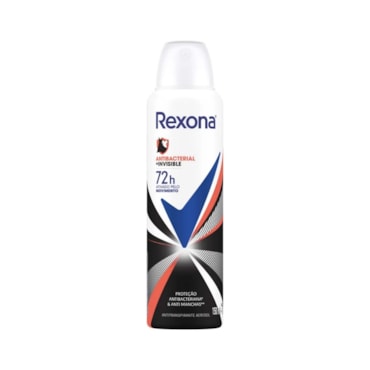 Desodorante Aerossol Rexona Feminino Invisible Antibacteriano 150ml
