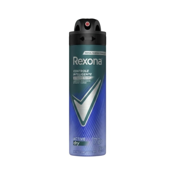 Desodorante Aerossol Rexona Masculino Active Dry 72 Horas 150ml
