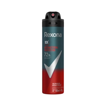 Desodorante Aerossol Rexona Masculino Antibacterial Proteção 72 horas 150ml