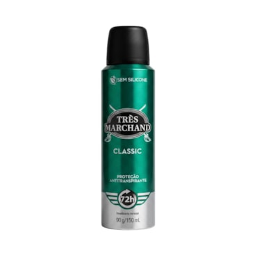 Desodorante Aerossol Três Marchand Classic 150ml