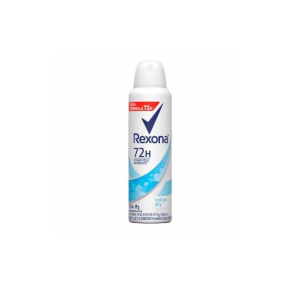 Desodorante Antitranspirante  Aerosol Rexona Feminino Cotton 150ml