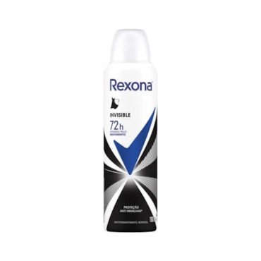 Desodorante Antitranspirante Aerossol Rexona Feminino Invisible 150ml