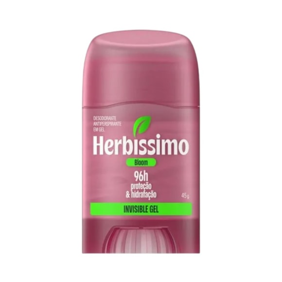 Desodorante Antitranspirante Herbíssimo Invisible Gel Bloom 45g