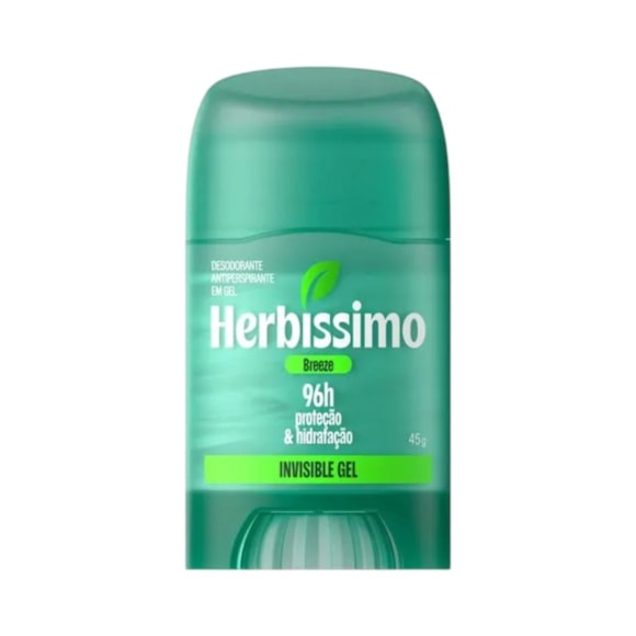Desodorante Antitranspirante Herbíssimo Invisible Gel Breeze 45g