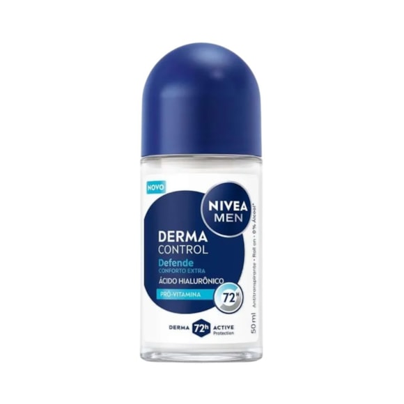 Desodorante Antitranspirante Roll-on Nivea Men Derma Control Defende 50ml