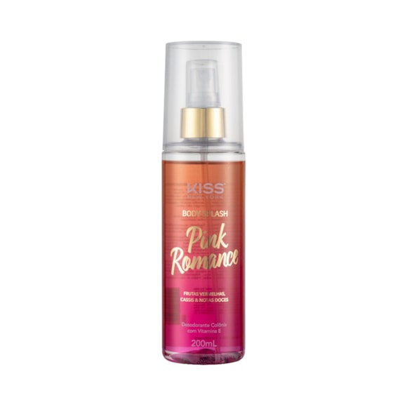 Desodorante Corporal Kiss New York Splash Pink Romance