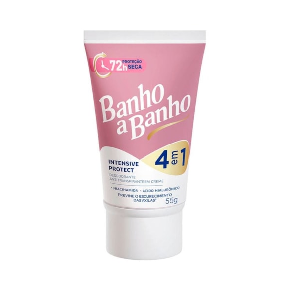 Desodorante Creme Banho A Banho Fem Intensive Protect 55g