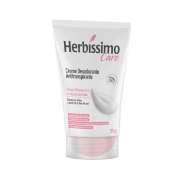 Desodorante Creme Herbíssimo Care Rosa Mosqueta E Niacinamida 55g
