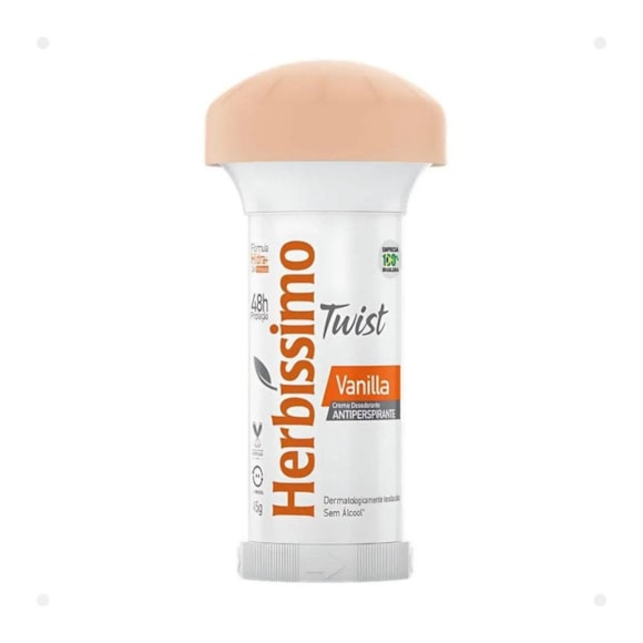 Desodorante Creme Herbissimo Twist Vanilla 45g