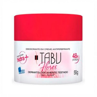 Desodorante Creme Tabu Flores 55g