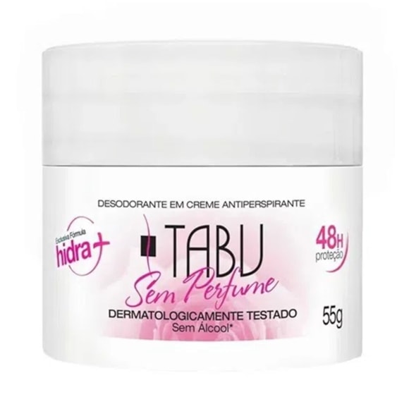 Desodorante Creme Tabu Neutro 55gr