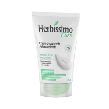 Desodorante Cremoso Herbíssimo Care Monoi E Acido Hialurônico 55gr