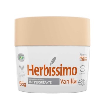 Desodorante Cremoso Herbissimo Vanilla 55gr