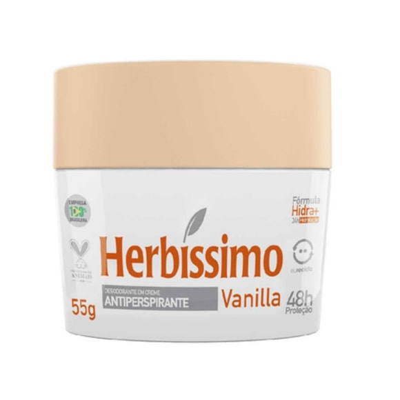 Desodorante Cremoso Herbissimo Vanilla 55gr