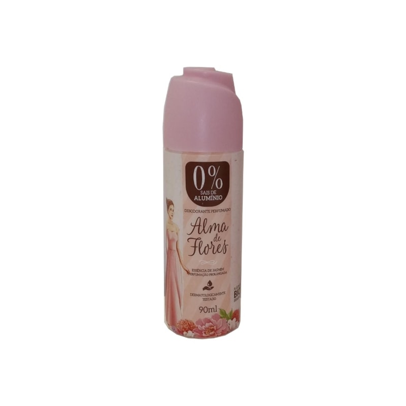 Desodorante Líquido Alma de Flores Essência Jasmin sem Alumínio 90ml